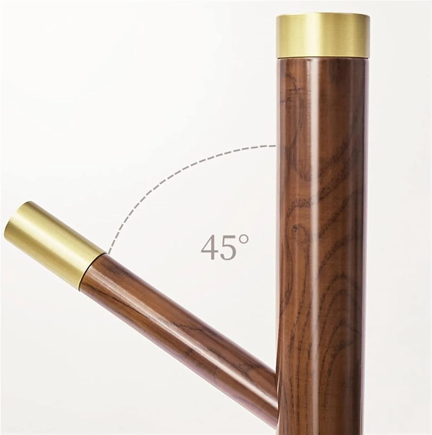 جالباسی ایستاده چوبی شیک و لوکس، چند منظوره مناسب راهرو، آویز لباس، کلاه، کیف و شال