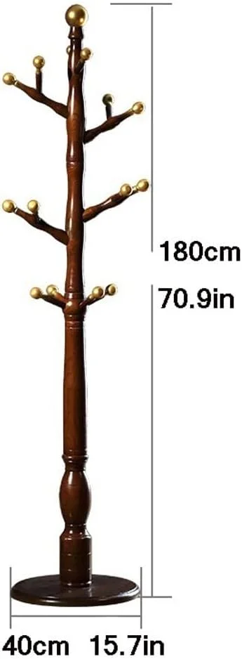 چوب لباسی ایستاده، 14 آویز، جالباسی ایستاده سنگین، مناسب راهرو، آویز لباس و کلاه، آویز شال، آویز ایستاده (A)