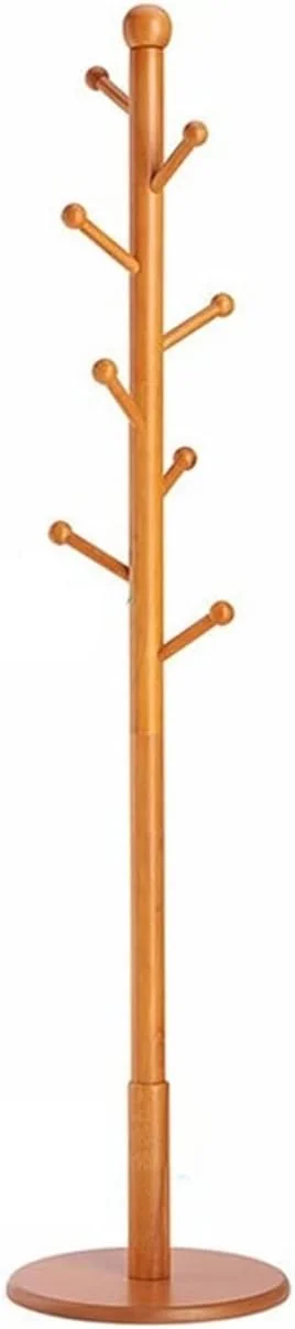 جالباسی ایستاده چوبی، جالباسی درختی با 8 آویز، آویز کلاه ورودی راهرو، سازمان دهنده ایستاده برای اتاق خواب، جالباسی ایستاده اداری