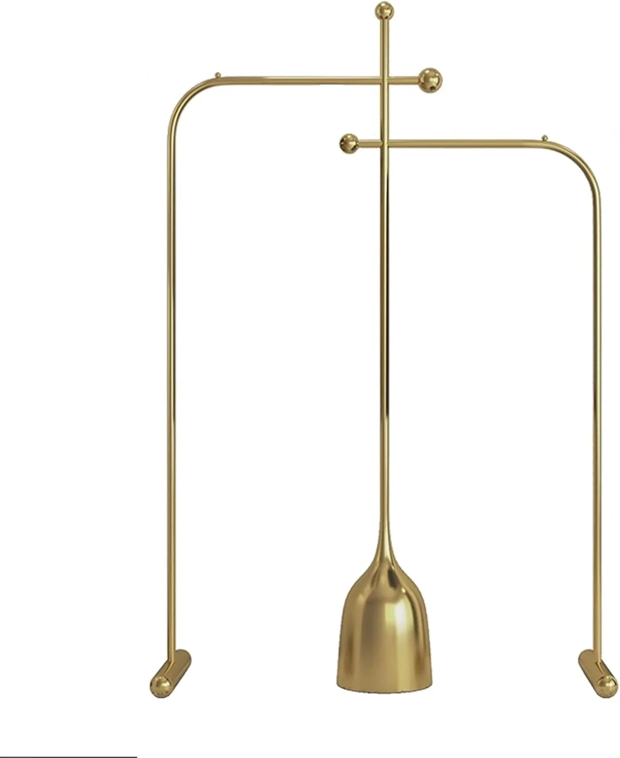 جالباسی ایستاده برای کلاه، جالباسی برای آویزان کردن در اتاق، جالباسی برای منزل، جالباسی برای آویزان کردن لباس روی زمین، مناسب اتاق خواب، کم جا، جالباسی برای گوشه ها