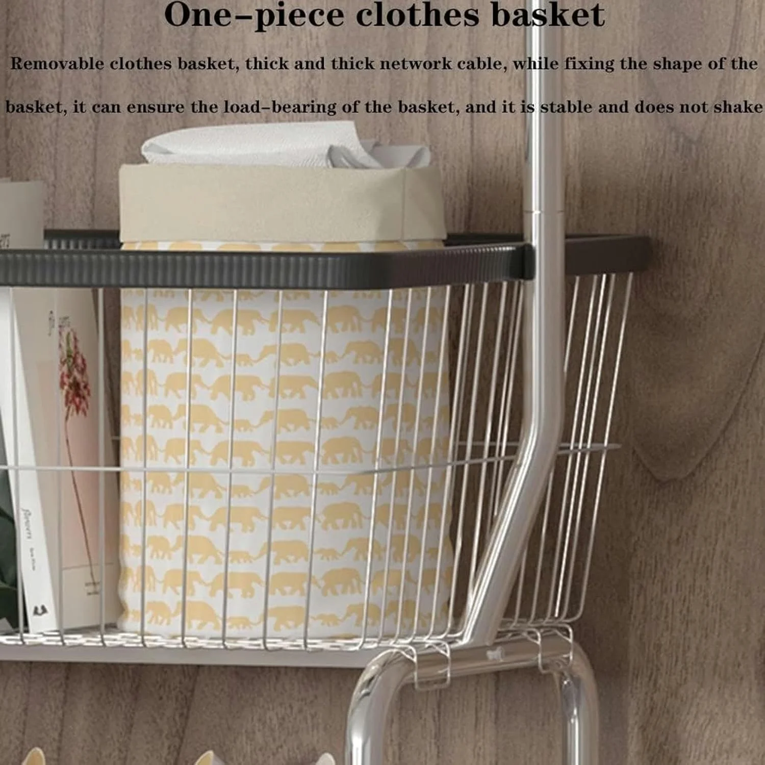 آویز لباس استیل مات، مناسب لباس، جاکفشی، آویز با قابلیت جدا شدن مستقل، دارای قسمت مجزا برای کلاه و کفش (E-50 * 40 * 180 سانتی متر)