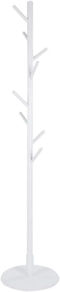 چوب لباسی ایستاده چوبی Haofy، آویز عمودی برای لباس، کلاه، کیف، ژاکت، شال، دستکش، 8 آویز (سفید) چوب لباسی ایستاده چوبی Haofy، آویز عمودی برای لباس، کلاه، کیف، ژاکت، شال، دستکش، 8 آویز (سفید)