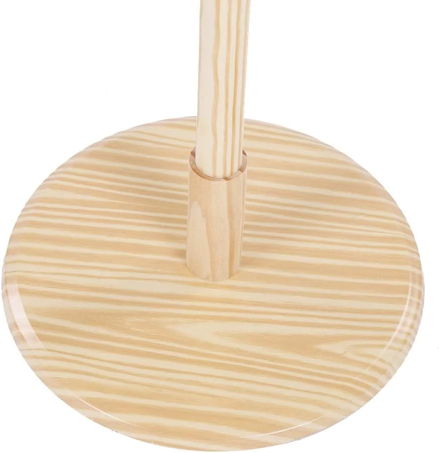 چوب لباسی ایستاده چوبی هافی، رخت آویز عمودی برای لباس، کلاه، کیف، ژاکت، شال، دستکش، 8 آویز (شفاف) چوب لباسی ایستاده چوبی هافی، رخت آویز عمودی برای لباس، کلاه، کیف، ژاکت، شال، دستکش، 8 آویز (شفاف)