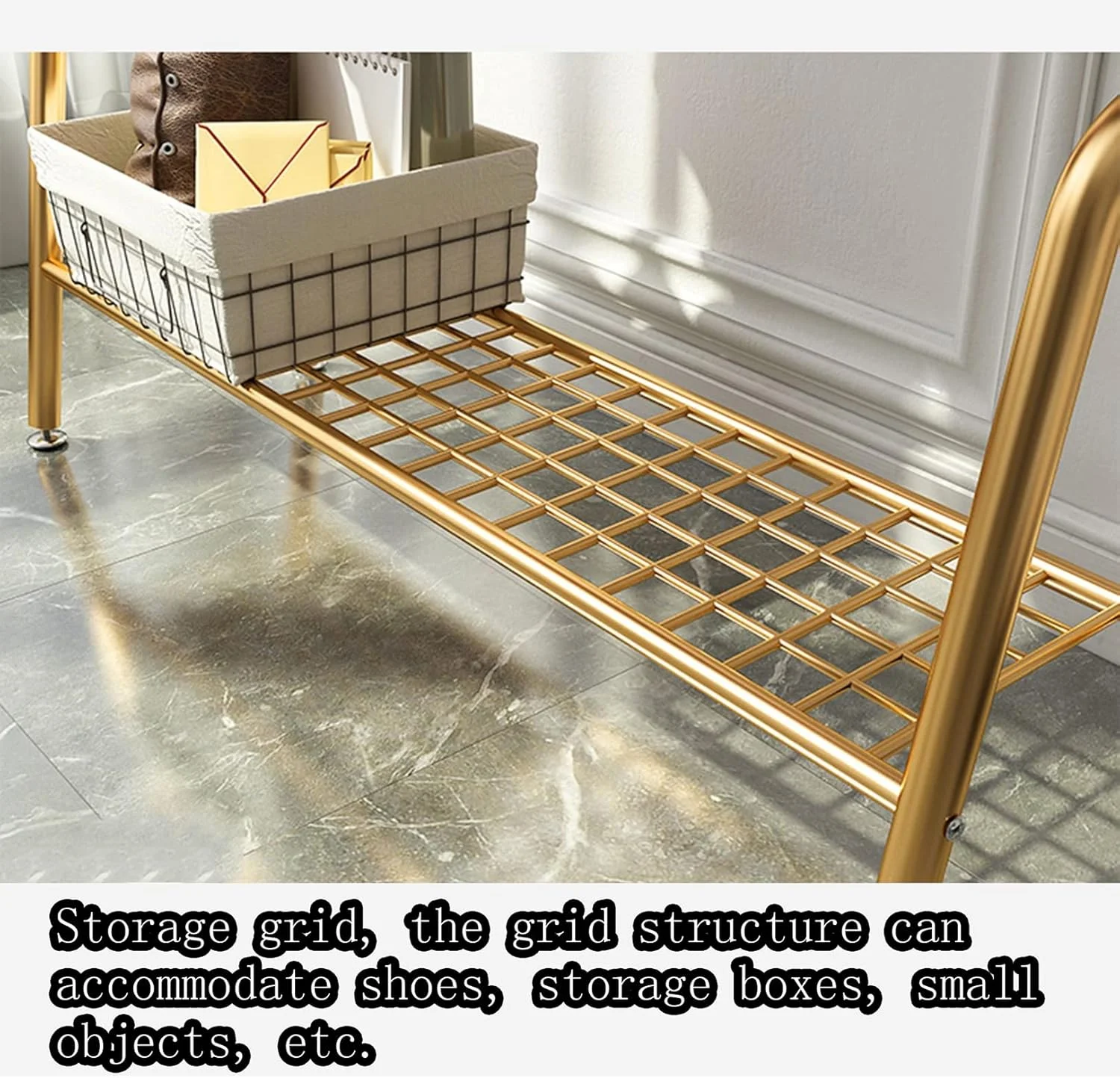 رگال لباس فلزی سنگین - رگال محکم برای خشک کردن و نگهداری لباس با میله بالایی و قفسه کفش - چوب لباسی 150 سانتی متری برای استفاده در منزل و فروشگاه (A-100 سانتی متر)