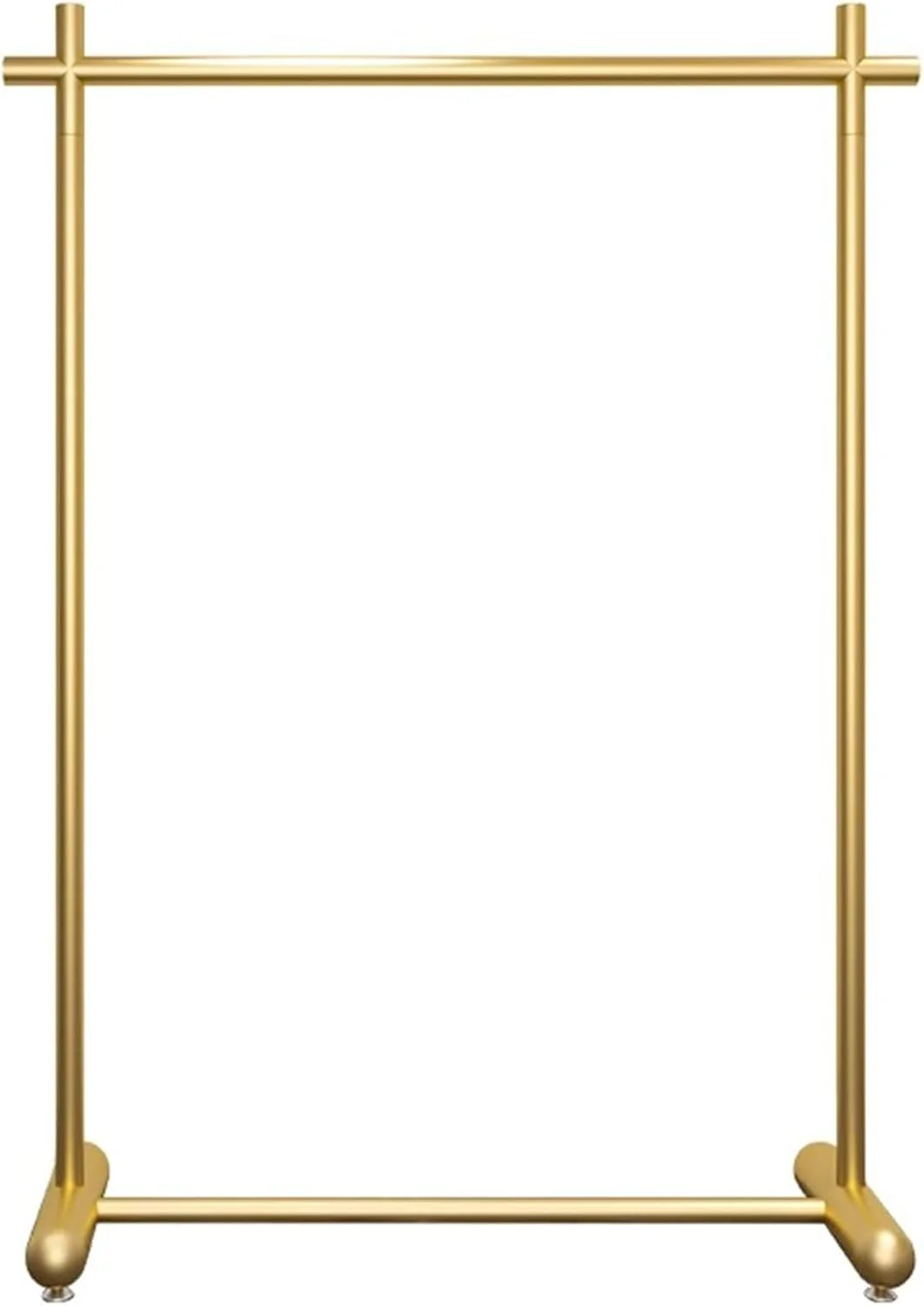 رگال لباس سنگین - رگال لباس فلزی مدرن تجاری ایستاده با مونتاژ آسان برای نمایش تکی لباس (طلایی - 120X40X160 سانتی متر) رگال لباس سنگین - رگال لباس فلزی مدرن تجاری ایستاده با مونتاژ آسان برای نمایش تکی لباس (طلایی - 120X40X160 سانتی متر)