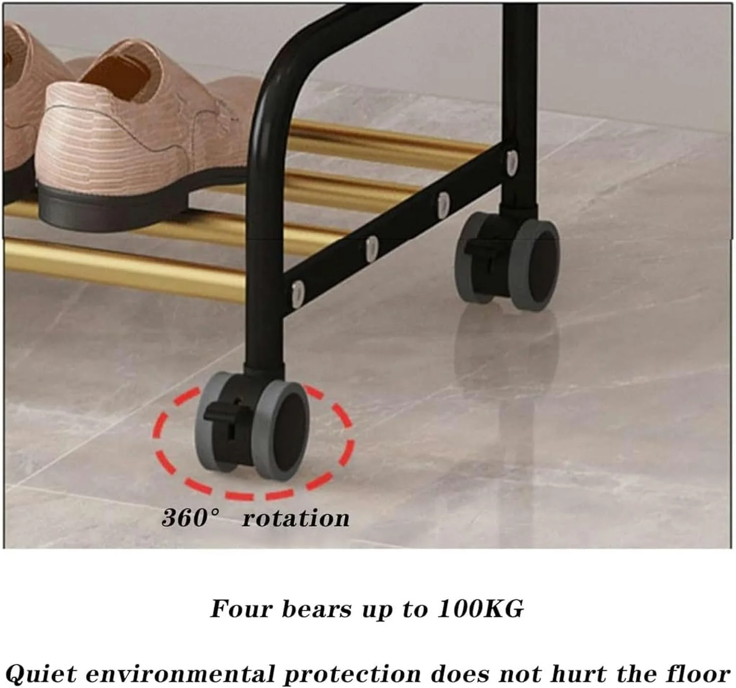 آویز لباس ایستاده، جالباسی بزرگ، آویز لباس، آویز فلزی، رخت آویز، میله فلزی با میله بالایی و جاکفشی، فضای بزرگ انبار (مشکی B-80 * 40 * 170 سانتی متر)