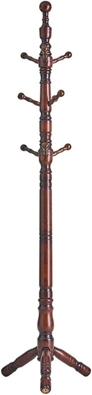 جالباسی ایستاده سه پایه، چوب لباسی چوبی ایستاده چند شاخه مناسب منزل، آویز راهرو برای کلاه، لباس، کیف، شال گردن جالباسی ایستاده سه پایه، چوب لباسی چوبی ایستاده چند شاخه مناسب منزل، آویز راهرو برای کلاه، لباس، کیف، شال گردن