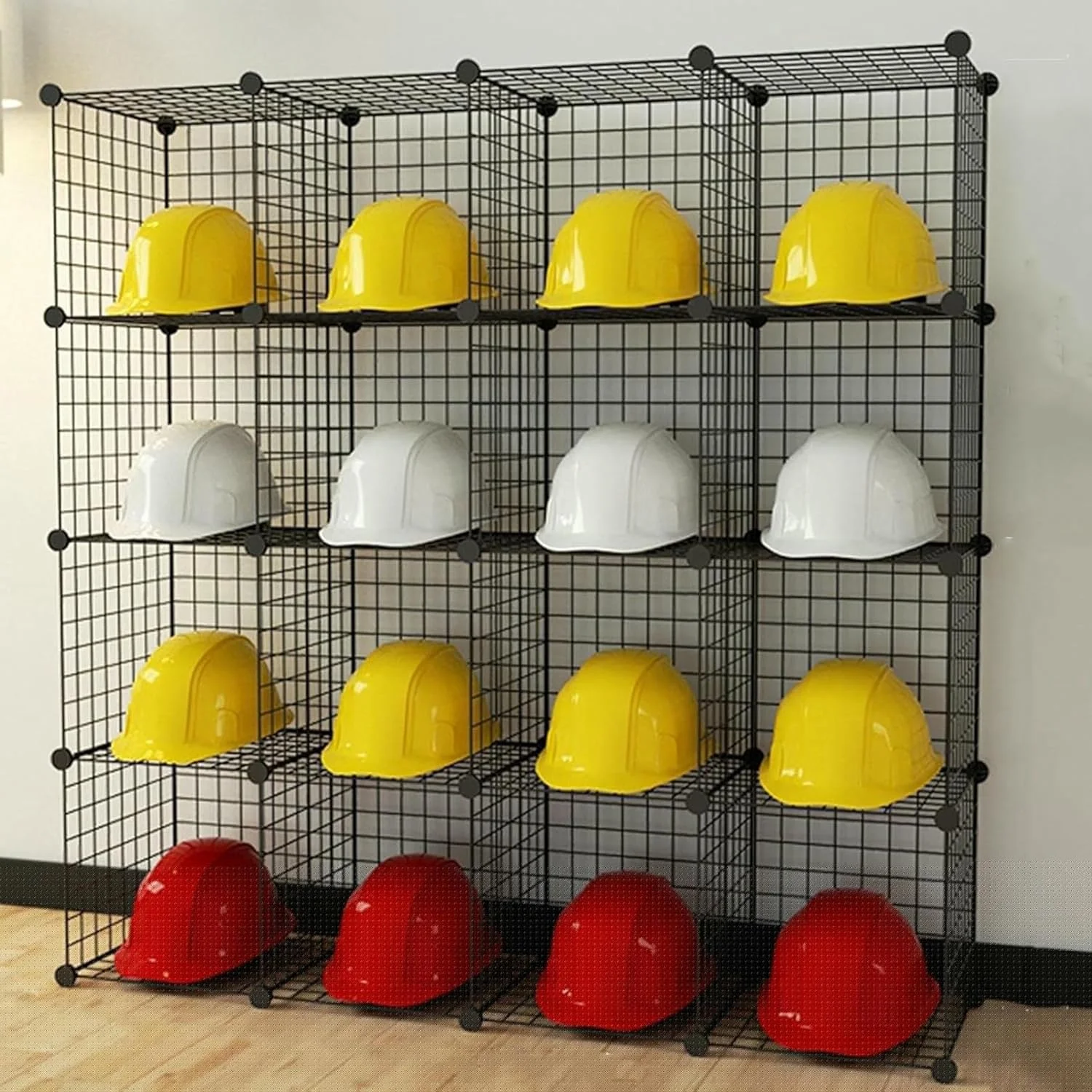 قفسه ارگانایزر کلاه و کلاه کاسکت - استند سبد ذخیره سازی چند منظوره برای نمایش کلاه های بیسبال و کلاه کاسکت موتورسیکلت - هولدر خرده فروشی قابل انباشت (147×37×147 سانتی متر) قفسه ارگانایزر کلاه و کلاه کاسکت - استند سبد ذخیره سازی چند منظوره برای نمایش کلاه های بیسبال و کلاه کاسکت موتورسیکلت - هولدر خرده فروشی قابل انباشت (147×37×147 سانتی متر)
