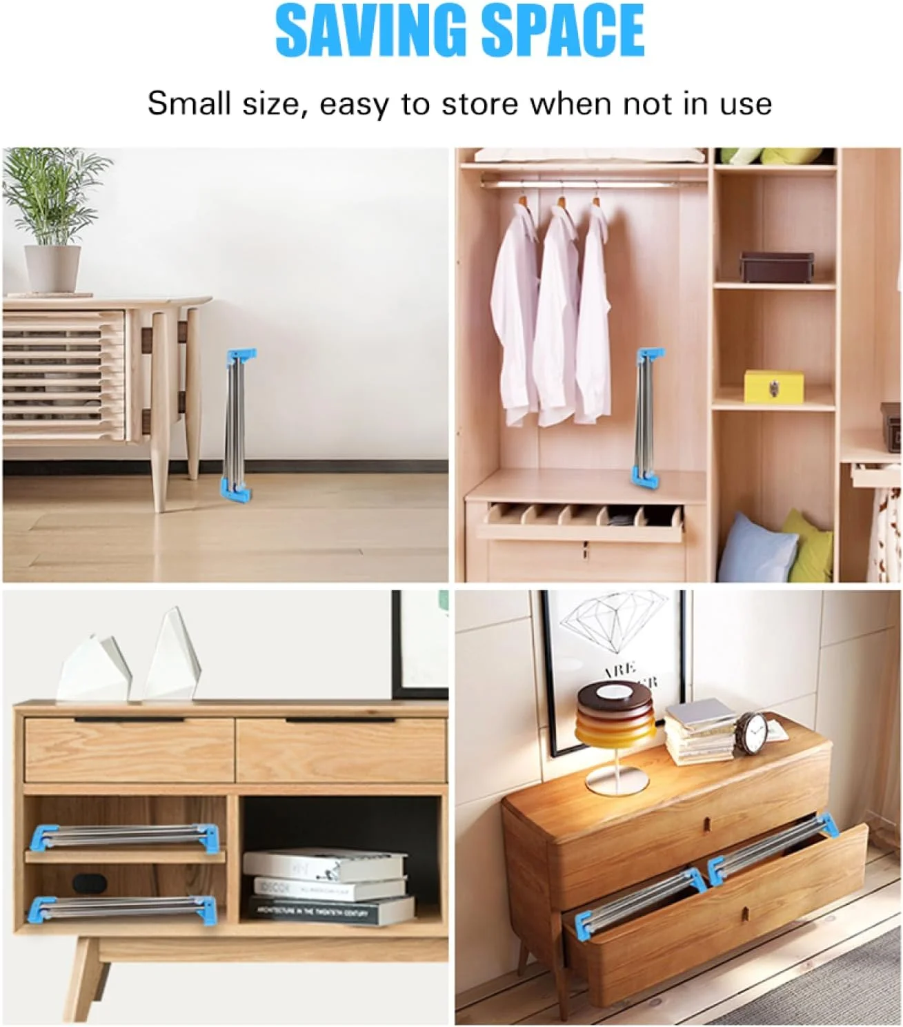 رگال لباس تاشو قابل حمل Labymos، رگال کت استیل ضد زنگ، رگال لباس کوچک تاشو برای مسافرت، کمپینگ، کاروان، داخل و خارج از منزل رگال لباس تاشو قابل حمل Labymos، رگال کت استیل ضد زنگ، رگال لباس کوچک تاشو برای مسافرت، کمپینگ، کاروان، داخل و خارج از منزل