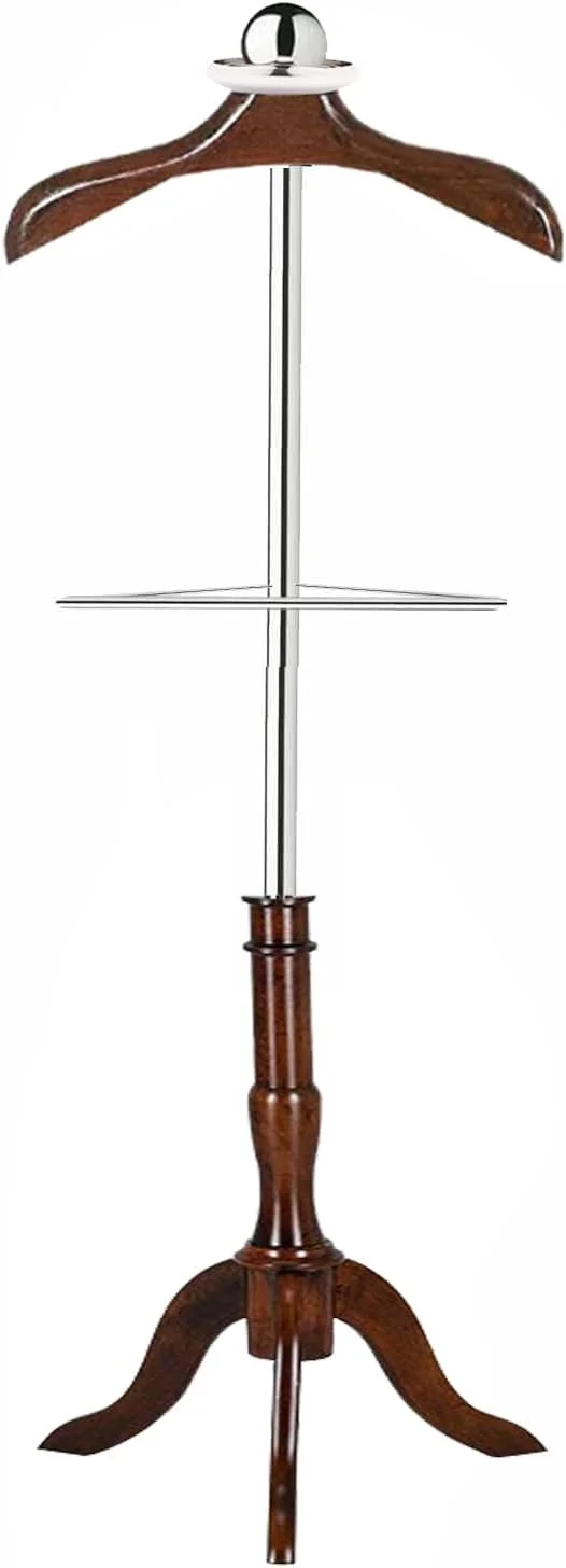 چوب لباسی ایستاده چوبی لوکوموتو مناسب برای خانه، دفتر و فروشگاه (قهوه ای، ارتفاع 114 سانتی متر) چوب لباسی ایستاده چوبی لوکوموتو مناسب برای خانه، دفتر و فروشگاه (قهوه ای، ارتفاع 114 سانتی متر)