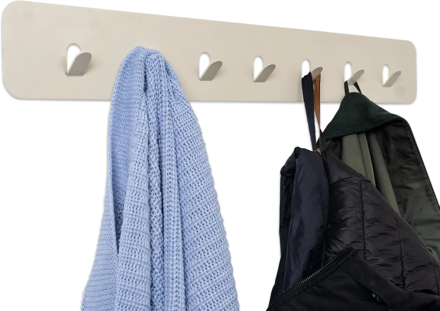 چوب لباسی دیواری تیلی 3، ابعاد 70x10x3 سانتی متر چوب لباسی دیواری تیلی 3، ابعاد 70x10x3 سانتی متر