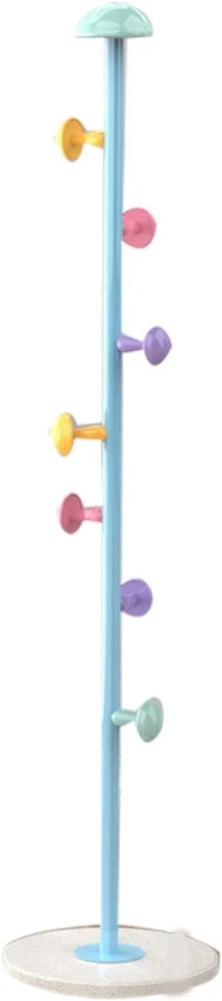 جالباسی ایستاده فلزی Marhynchus با ۷ آویز و لوله فولادی ضخیم برای نگهداری لباس در اتاق خواب (مدل #3)