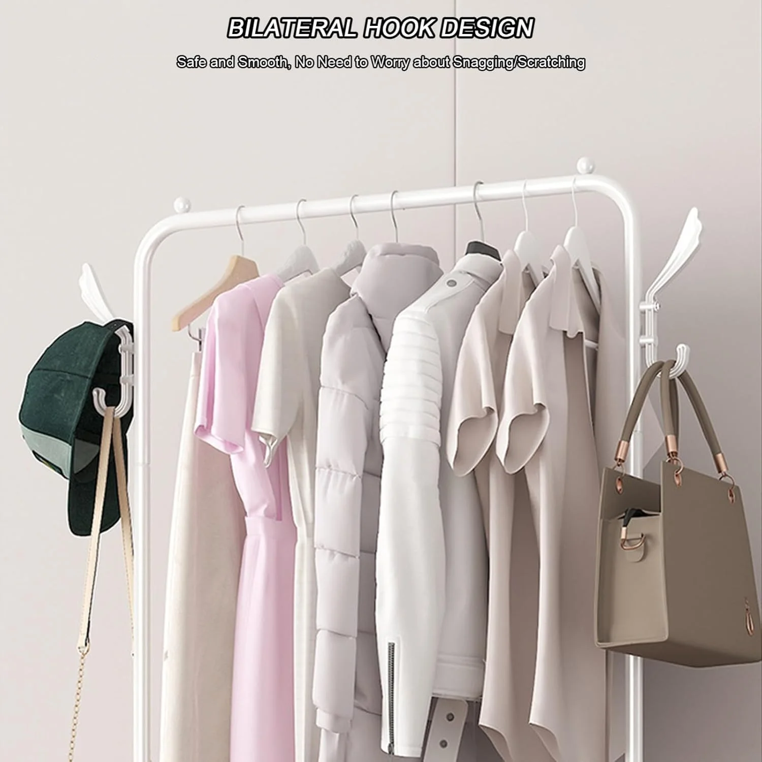 جالباسی فلزی با قفسه کفش 4 طبقه و قرقره چرخشی، استند ایستاده برای نگهداری کفش در راهرو با قلاب، A60Cm(A-60Cm) جالباسی فلزی با قفسه کفش 4 طبقه و قرقره چرخشی، استند ایستاده برای نگهداری کفش در راهرو با قلاب، A60Cm(A-60Cm)