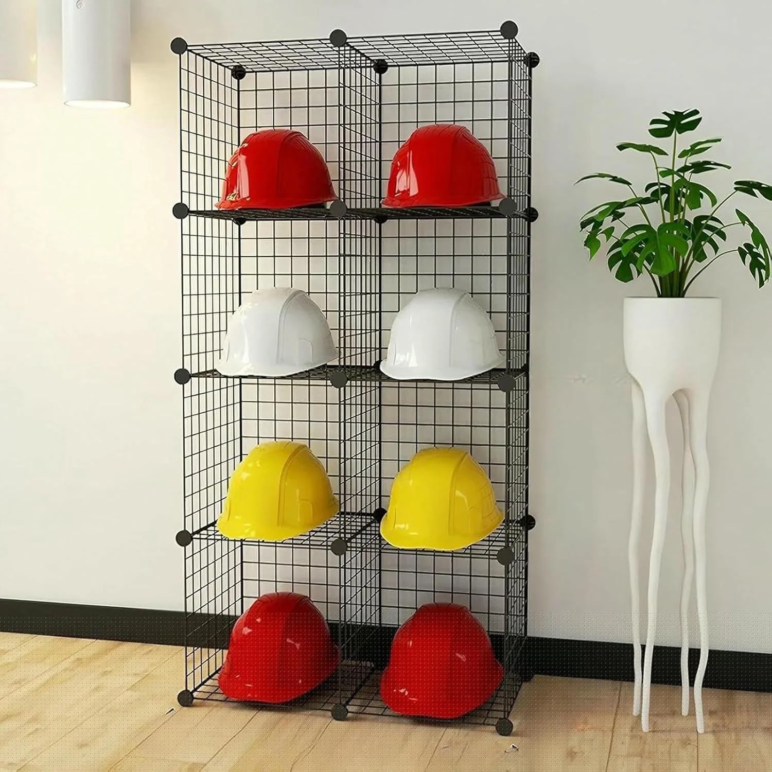 قفسه فلزی نظم دهنده کلاه کاسکت - استند نمایشگر 2/3/4/5/6 طبقه برای کلاه های بیسبال، کلاه های ایمنی، کلاه های کابویی و کفش - قفسه های تجاری نگهداری قفسه فلزی نظم دهنده کلاه کاسکت - استند نمایشگر 2/3/4/5/6 طبقه برای کلاه های بیسبال، کلاه های ایمنی، کلاه های کابویی و کفش - قفسه های تجاری نگهداری