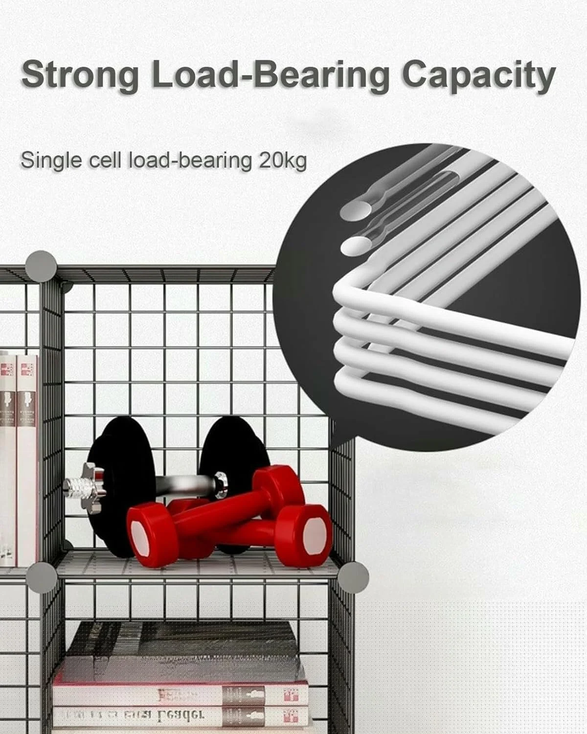 قفسه فلزی نظم دهنده کلاه - راه حل نگهداری چند طبقه، استند نمایشگر مقاوم برای کلاه های ایمنی، کارگاه، سایت ساخت و ساز، واحد قفسه بندی 2/3/4/5 طبقه