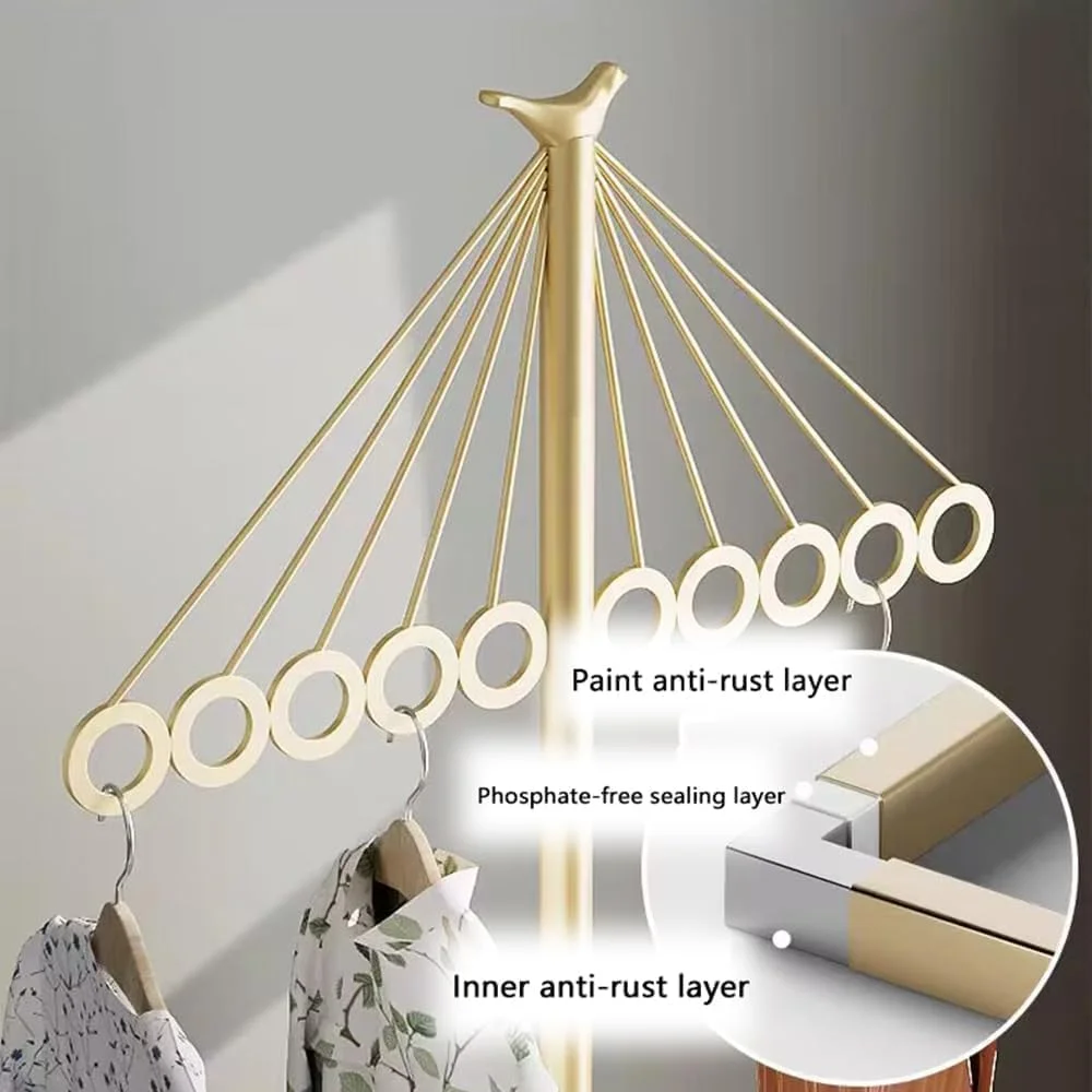 رخت آویز فلزی MostNow، رخت آویز ایستاده مدرن با پایه مرمری طبیعی، طرح چتری با 10 سوراخ آویز، رخت آویز ایستاده برای اتاق خواب (سفید) رخت آویز فلزی MostNow، رخت آویز ایستاده مدرن با پایه مرمری طبیعی، طرح چتری با 10 سوراخ آویز، رخت آویز ایستاده برای اتاق خواب (سفید)