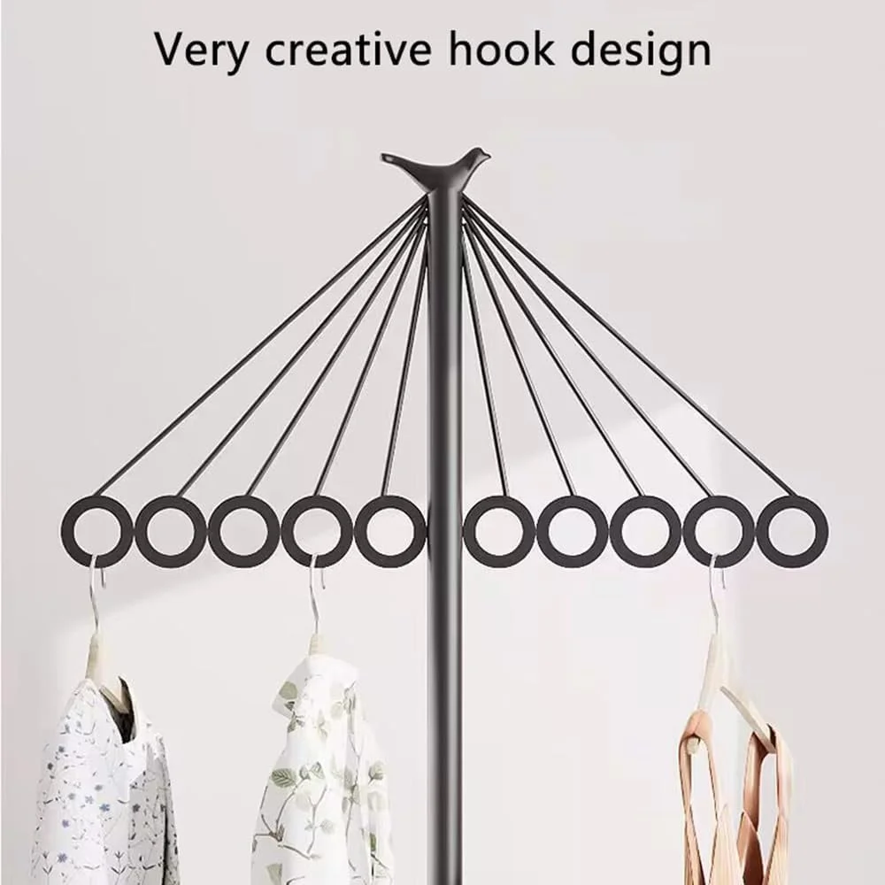 رخت آویز فلزی MostNow، رخت آویز ایستاده مدرن با پایه مرمری طبیعی، طرح چتری با 10 سوراخ آویز، رخت آویز ایستاده برای اتاق خواب (سفید) رخت آویز فلزی MostNow، رخت آویز ایستاده مدرن با پایه مرمری طبیعی، طرح چتری با 10 سوراخ آویز، رخت آویز ایستاده برای اتاق خواب (سفید)