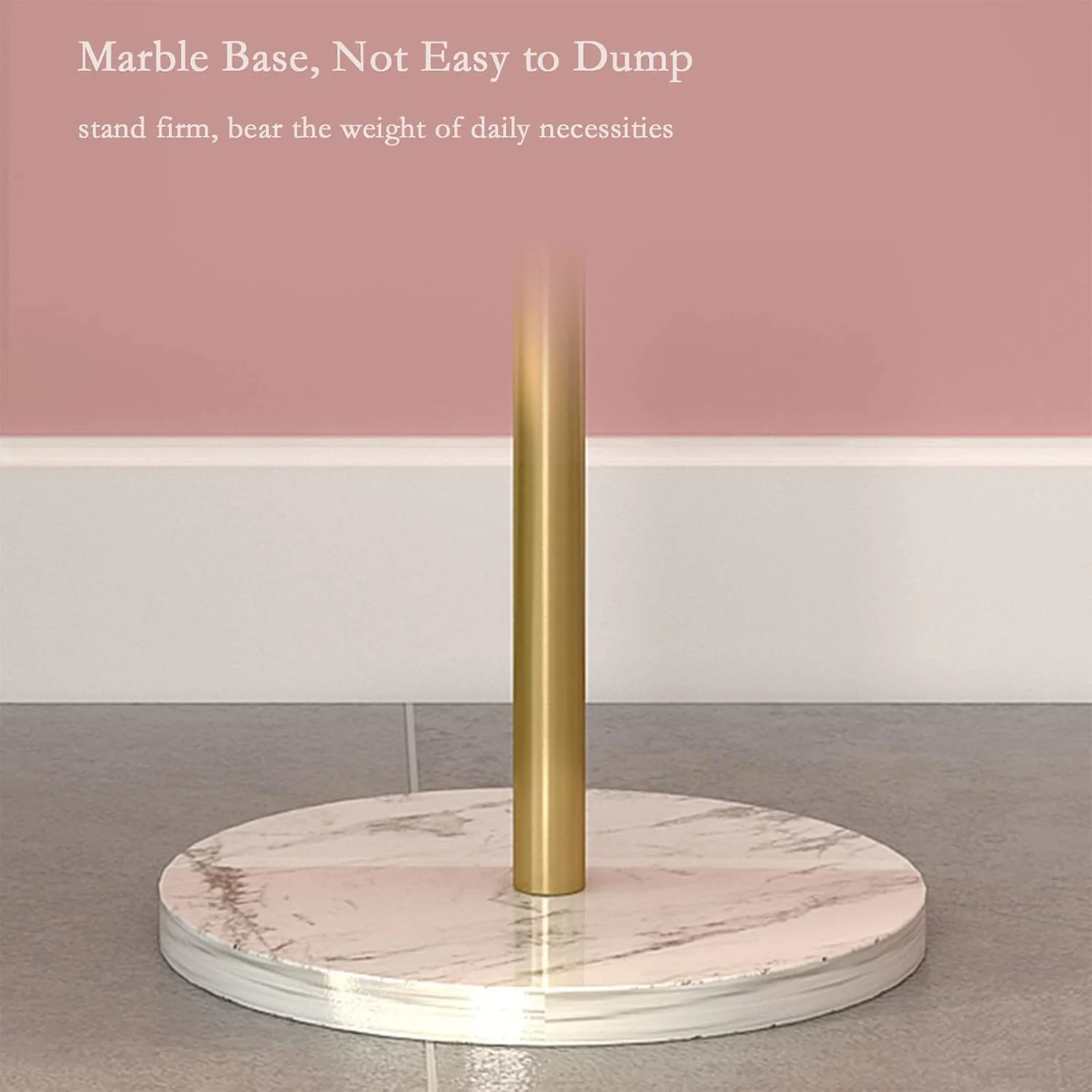 جالباسی فلزی ایستاده با پایه مرمری سنگین و پایدار، جالباسی محکم با 7 آویز برای لباس/کیف/کلاه، جالباسی طلایی برای ورودی، اتاق خواب، دفتر، مکان های باریک (A) جالباسی فلزی ایستاده با پایه مرمری سنگین و پایدار، جالباسی محکم با 7 آویز برای لباس/کیف/کلاه، جالباسی طلایی برای ورودی، اتاق خواب، دفتر، مکان های باریک (A)