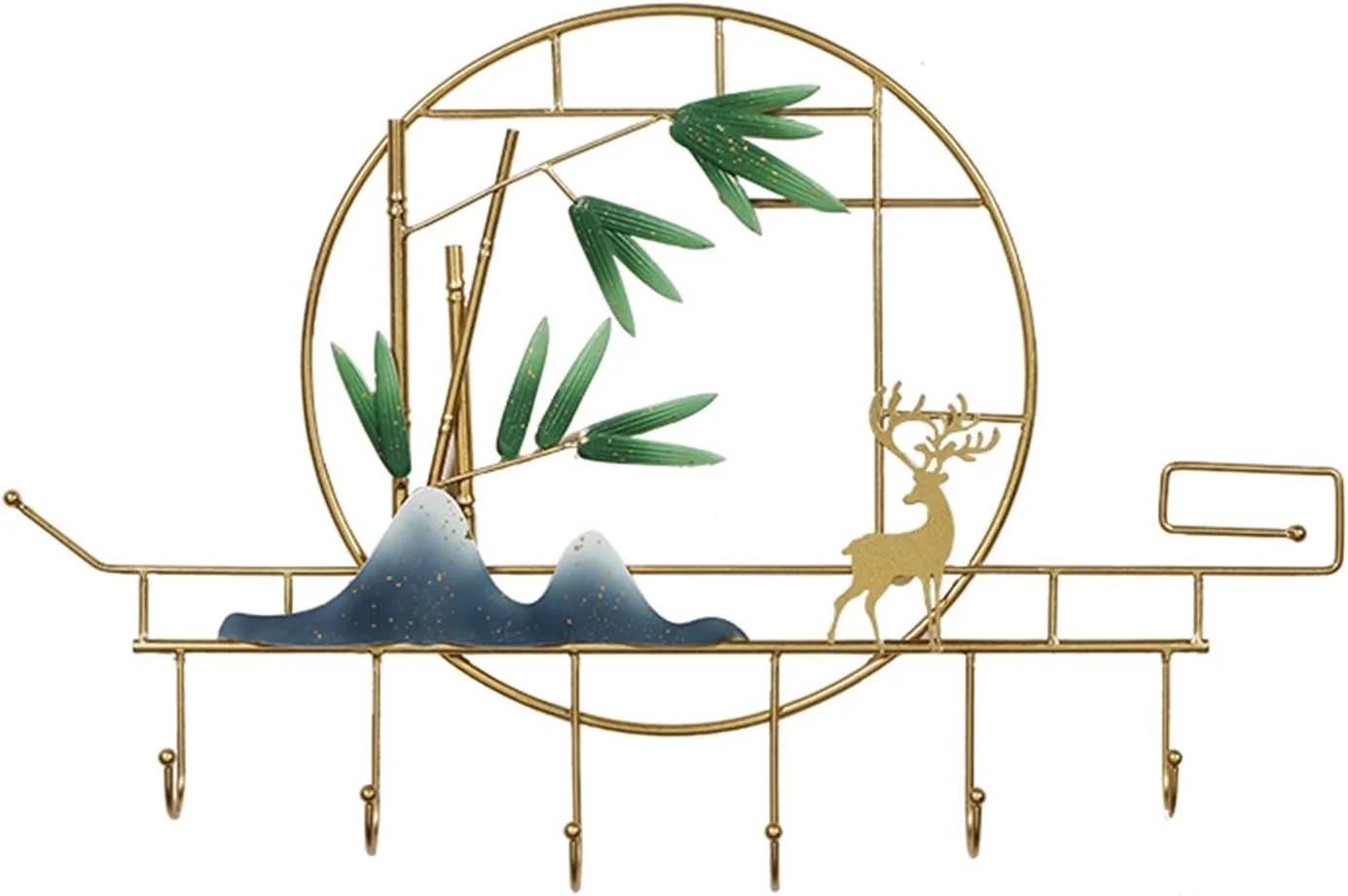 جالباسی دیواری فلزی NNHGBB، آویز جداشدنی، قفسه طلایی قابل حمل، قفسه ذخیره سازی لباس، صرفه جویی در فضا، مبلمان دیواری (مدل 2) جالباسی دیواری فلزی NNHGBB، آویز جداشدنی، قفسه طلایی قابل حمل، قفسه ذخیره سازی لباس، صرفه جویی در فضا، مبلمان دیواری (مدل 2)