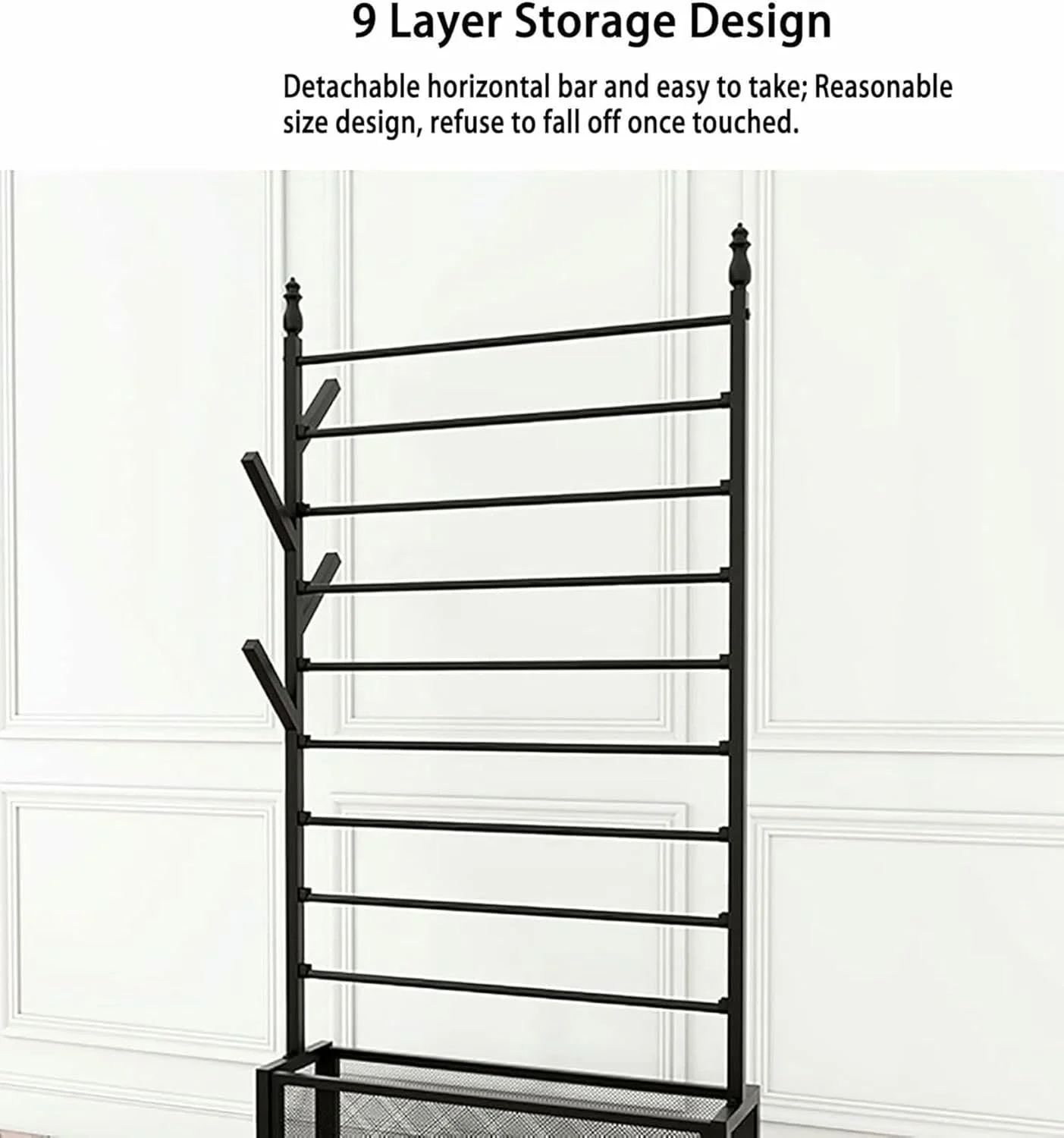 قفسه نگهدارنده روبان، استند ایستاده تجاری و مقاوم برای فروشگاه های گل (C-70X35X180Cm) قفسه نگهدارنده روبان، استند ایستاده تجاری و مقاوم برای فروشگاه های گل (C-70X35X180Cm)