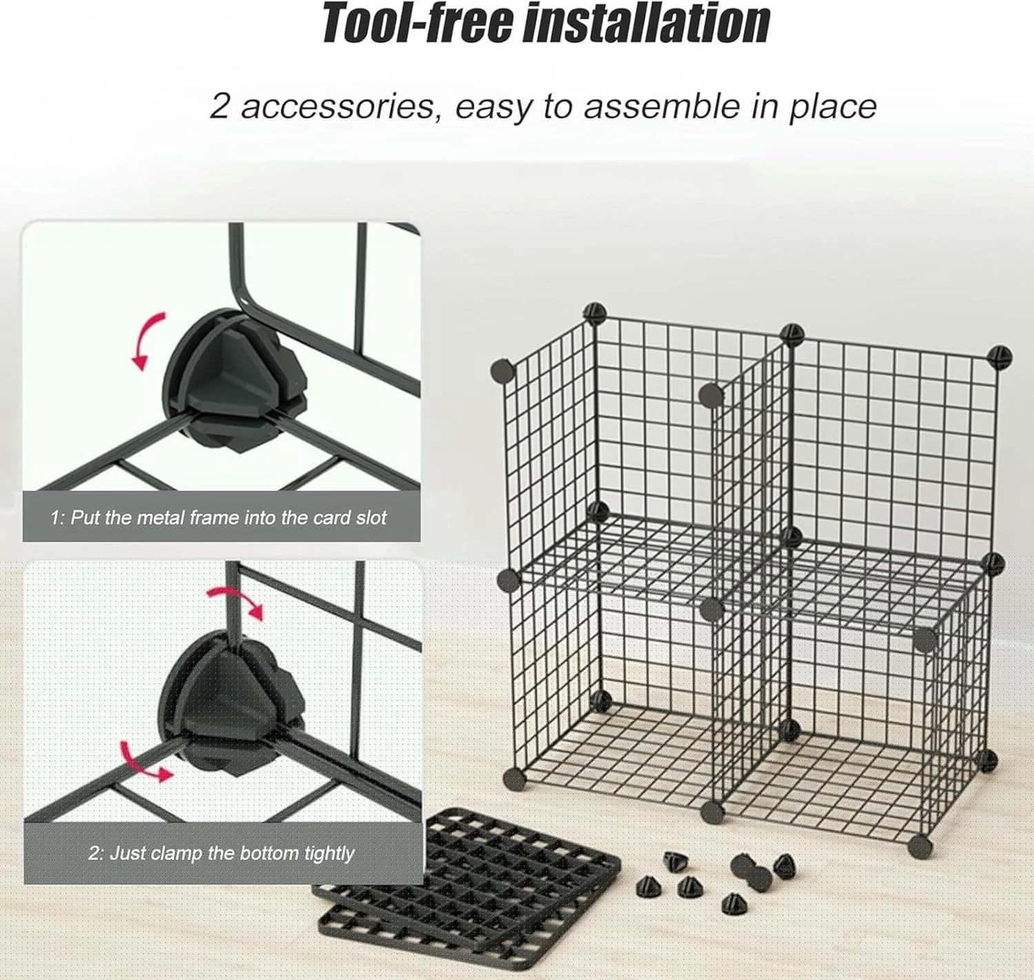 قفسه فلزی نگهدارنده کلاه، سبد ذخیره سازی چند منظوره و قابل انباشت کلاه، استند نمایش کلاه کاسکت موتور سیکلت و کلاه بیسبال (185×37×185 سانتی متر) قفسه فلزی نگهدارنده کلاه، سبد ذخیره سازی چند منظوره و قابل انباشت کلاه، استند نمایش کلاه کاسکت موتور سیکلت و کلاه بیسبال (185×37×185 سانتی متر)