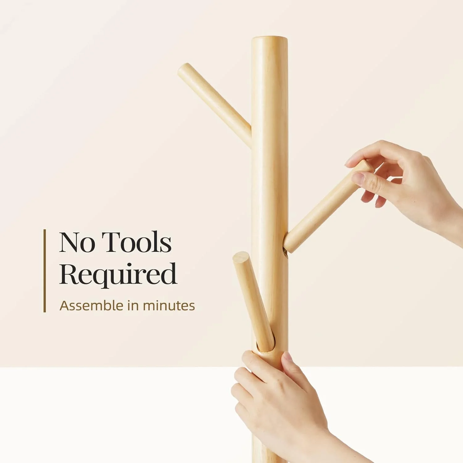 جالباسی ایستاده چوبی پیپیشل، جالباسی درختی قابل تنظیم، آویز درختی مستقل با 4 بخش و 8 قلاب، مناسب برای خانه/اتاق خواب/دفتر/راهرو/ورودی جالباسی ایستاده چوبی پیپیشل، جالباسی درختی قابل تنظیم، آویز درختی مستقل با 4 بخش و 8 قلاب، مناسب برای خانه/اتاق خواب/دفتر/راهرو/ورودی