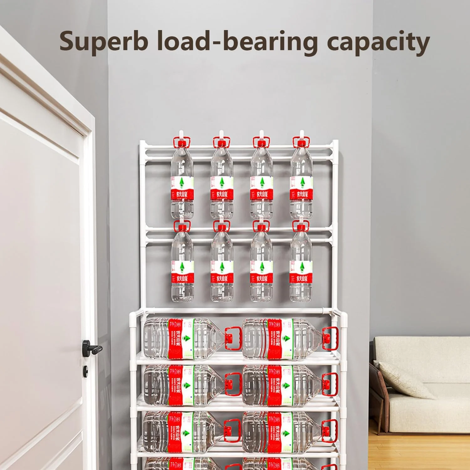 جالباسی و جاکفشی 3 در 1، قفسه چند لایه ضد گرد و غبار برای نگهداری کفش در منزل، جالباسی ایستاده با قفسه کفش و قلاب برای ورودی، اتاق خواب، اتاق نشیمن (رخت آویز) جالباسی و جاکفشی 3 در 1، قفسه چند لایه ضد گرد و غبار برای نگهداری کفش در منزل، جالباسی ایستاده با قفسه کفش و قلاب برای ورودی، اتاق خواب، اتاق نشیمن (رخت آویز)