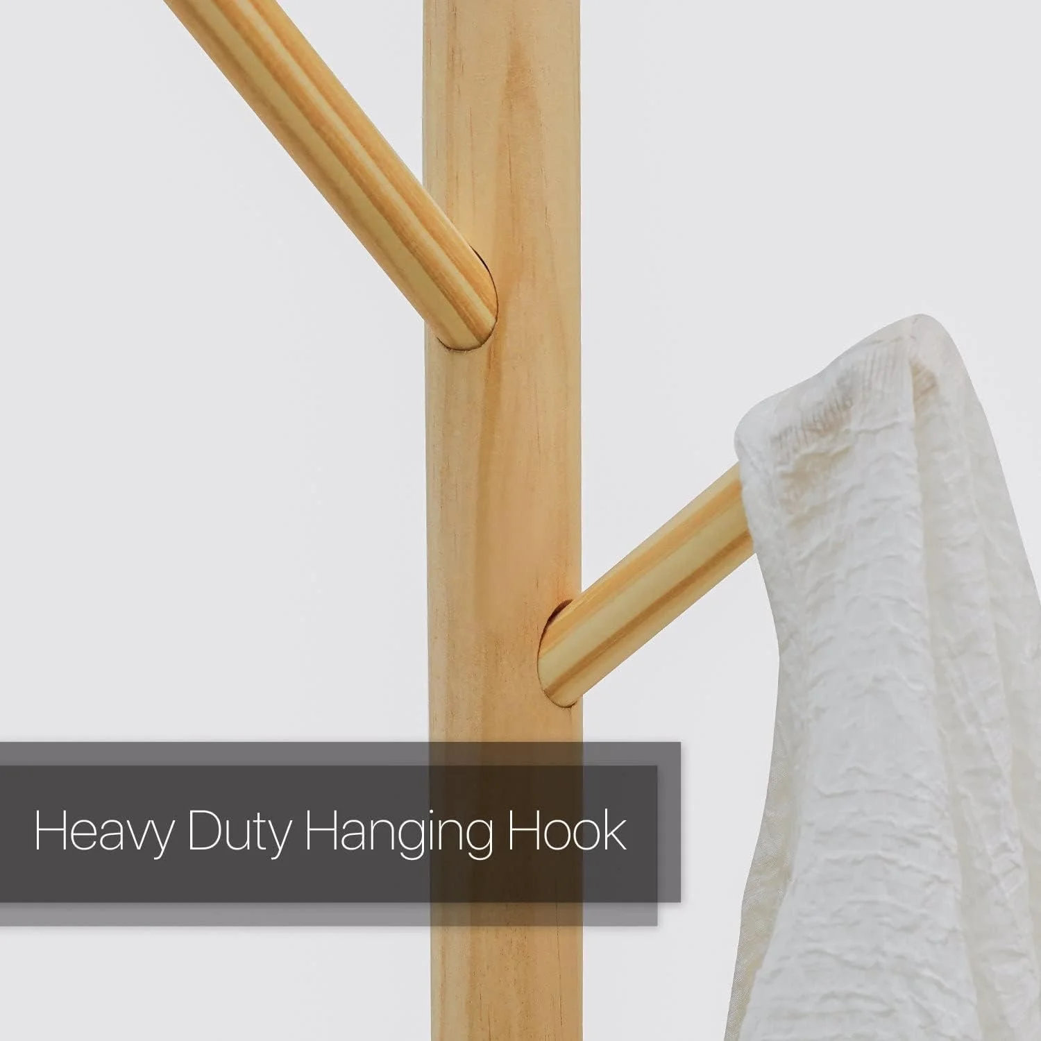 جالباسی ایستاده SEEMIE، آویز کلاه و جالباسی، سازمان دهنده ورودی برای لباس، روسری، چتر، کلاه (قهوه ای) جالباسی ایستاده SEEMIE، آویز کلاه و جالباسی، سازمان دهنده ورودی برای لباس، روسری، چتر، کلاه (قهوه ای)