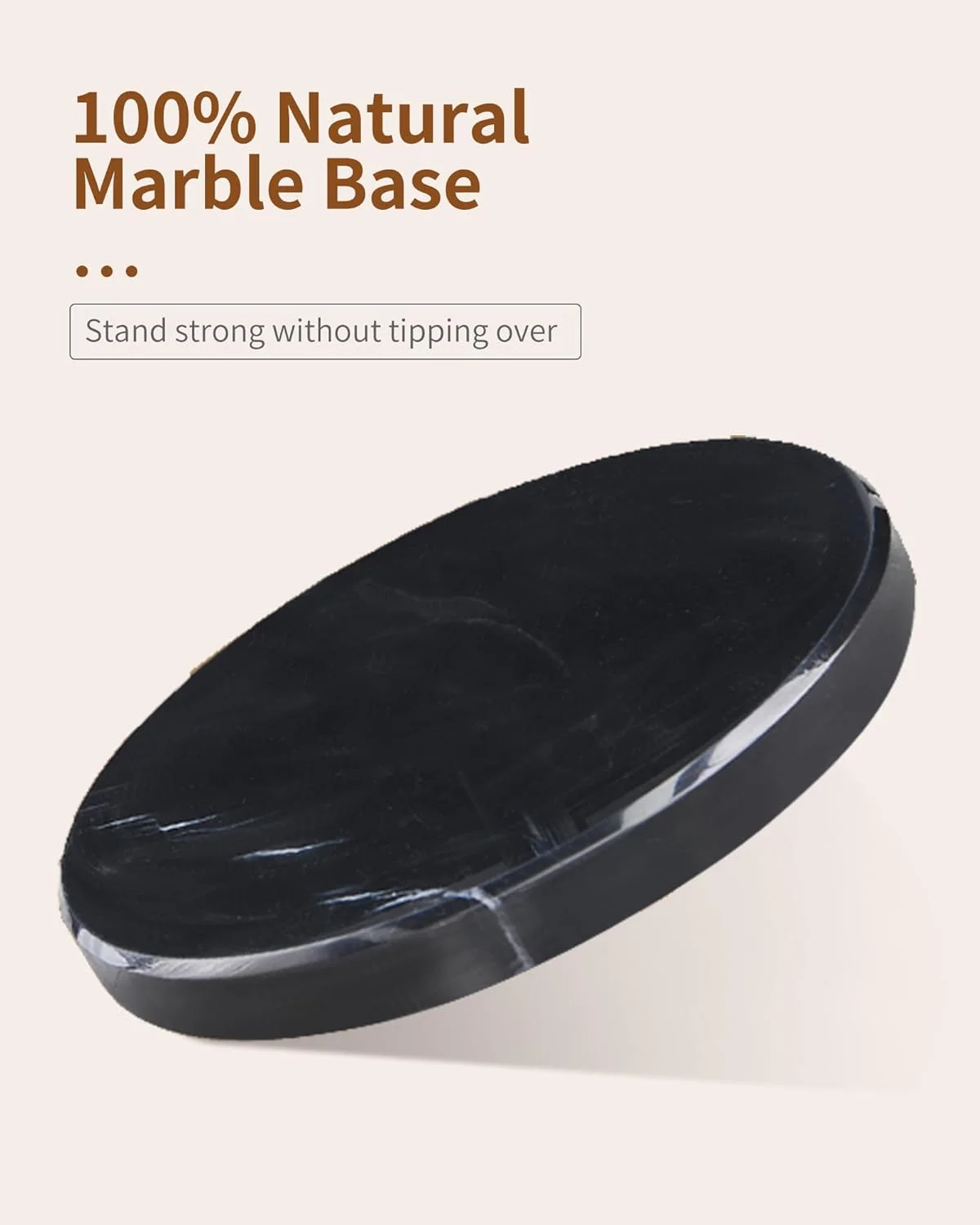 جالباسی فلزی Snaikor با پایه مرمر طبیعی، جالباسی مدرن ایستاده، جالباسی چرخشی 360 درجه با 14 آویز، جالباسی مشکی مناسب ورودی، دفتر کار، گوشه جالباسی فلزی Snaikor با پایه مرمر طبیعی، جالباسی مدرن ایستاده، جالباسی چرخشی 360 درجه با 14 آویز، جالباسی مشکی مناسب ورودی، دفتر کار، گوشه