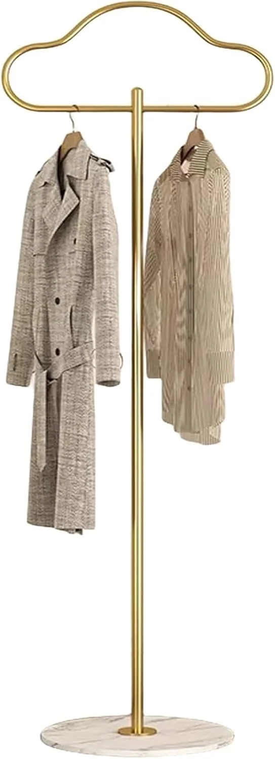 آویز لباس طلایی SLEEPHEAD با پایه سنگ مرمر سنگین، جالباسی مدرن برای کت، کلاه، شال گردن، با طراحی ابر، مناسب اتاق خواب، نشیمن و ورودی