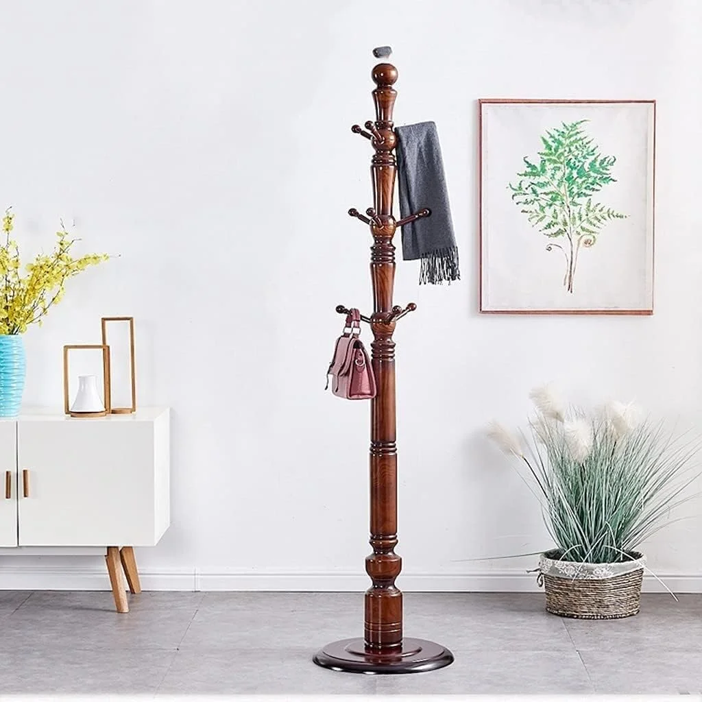 جالباسی ایستاده با قابلیت تنظیم ارتفاع، مونتاژ آسان، جالباسی محکم و بادوام برای لباس، کلاه، ورودی منزل (زرشکی - 188 * 42 سانتی متر) جالباسی ایستاده با قابلیت تنظیم ارتفاع، مونتاژ آسان، جالباسی محکم و بادوام برای لباس، کلاه، ورودی منزل (زرشکی - 188 * 42 سانتی متر)