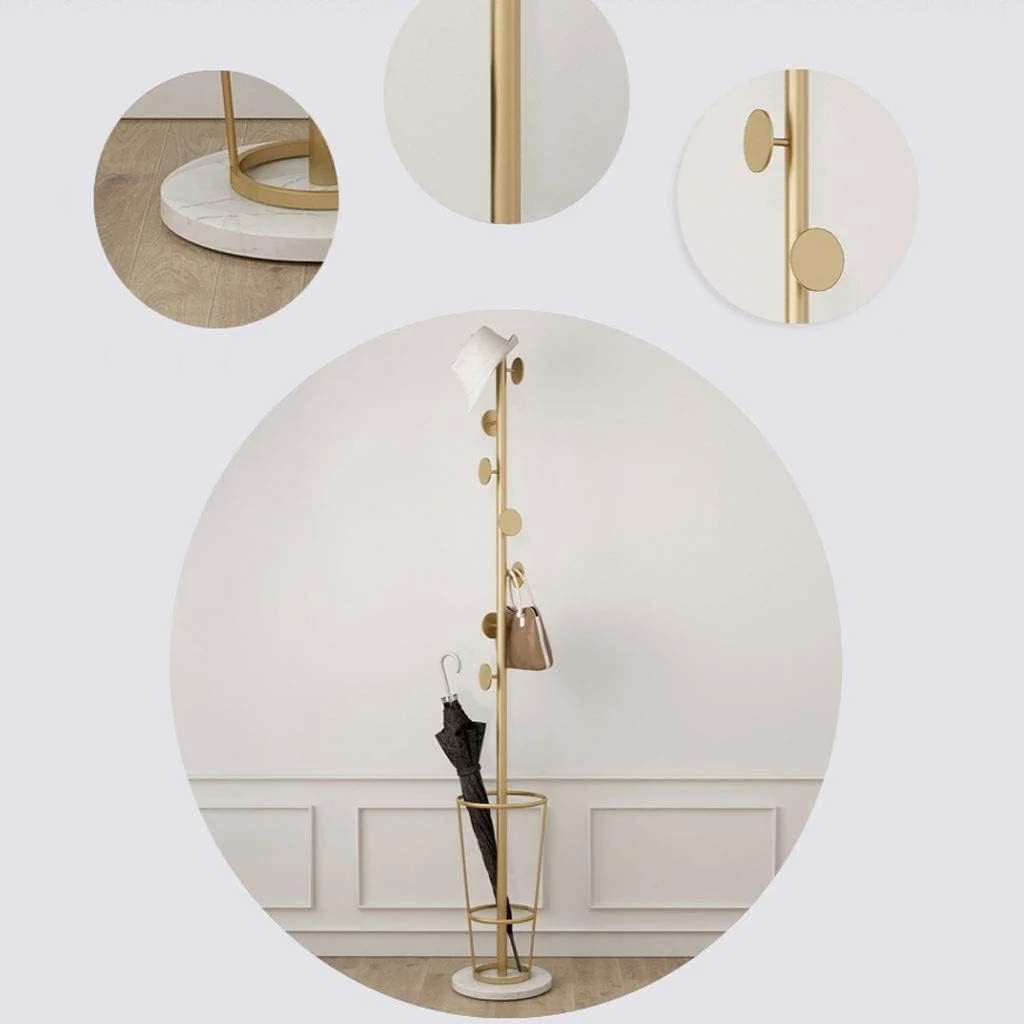 جالباسی ایستاده با طراحی خلاقانه نوردیک، فلزی، مناسب برای کلاه و لباس، قابل استفاده در اتاق خواب، نشیمن، به همراه جای چتر، مناسب برای ورودی (سیاه سفید) جالباسی ایستاده با طراحی خلاقانه نوردیک، فلزی، مناسب برای کلاه و لباس، قابل استفاده در اتاق خواب، نشیمن، به همراه جای چتر، مناسب برای ورودی (سیاه سفید)