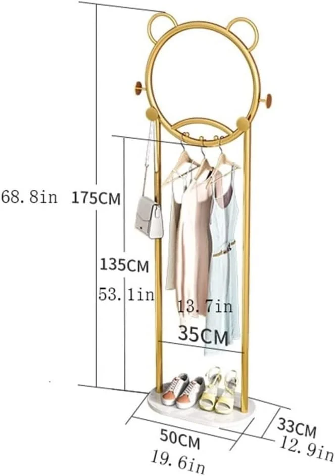 رخت آویز ایستاده با طراحی خاص، مناسب برای نگهداری کلاه، شال و لباس - رنگ مشکی رخت آویز ایستاده با طراحی خاص، مناسب برای نگهداری کلاه، شال و لباس - رنگ مشکی