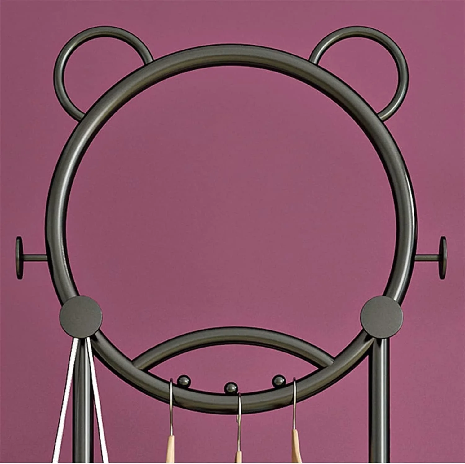 رخت آویز ایستاده با طراحی خاص، مناسب برای نگهداری کلاه، شال و لباس - رنگ مشکی رخت آویز ایستاده با طراحی خاص، مناسب برای نگهداری کلاه، شال و لباس - رنگ مشکی