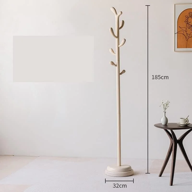 رخت آویز ایستاده چوبی با طراحی مدرن، مناسب برای اتاق نشیمن، اتاق خواب، ورودی منزل، دارای 6 آویز برای آویزان کردن کلاه، کت، شال و لباس (A-32 * 185Cm) رخت آویز ایستاده چوبی با طراحی مدرن، مناسب برای اتاق نشیمن، اتاق خواب، ورودی منزل، دارای 6 آویز برای آویزان کردن کلاه، کت، شال و لباس (A-32 * 185Cm)