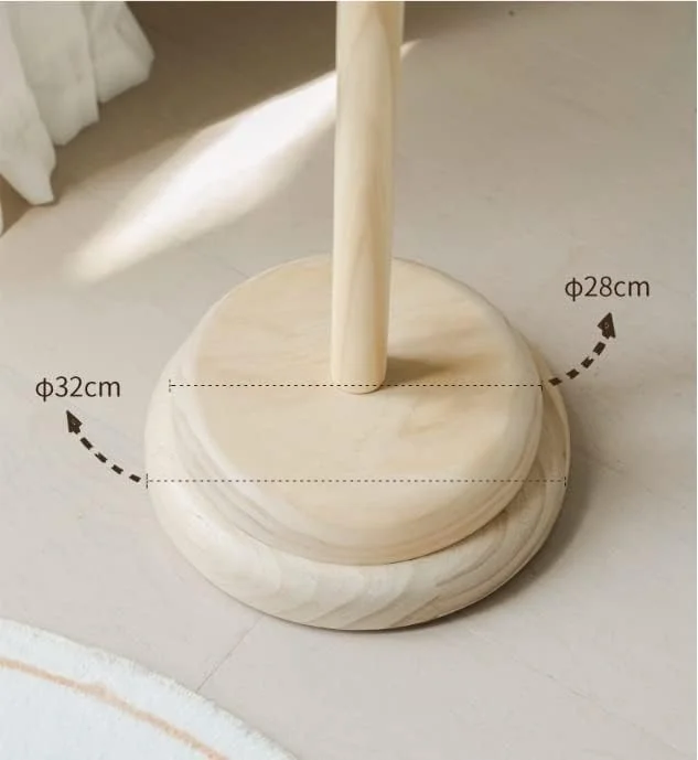 رخت آویز ایستاده چوبی با طراحی مدرن، مناسب برای اتاق نشیمن، اتاق خواب، ورودی منزل، دارای 6 آویز برای آویزان کردن کلاه، کت، شال و لباس (A-32 * 185Cm) رخت آویز ایستاده چوبی با طراحی مدرن، مناسب برای اتاق نشیمن، اتاق خواب، ورودی منزل، دارای 6 آویز برای آویزان کردن کلاه، کت، شال و لباس (A-32 * 185Cm)