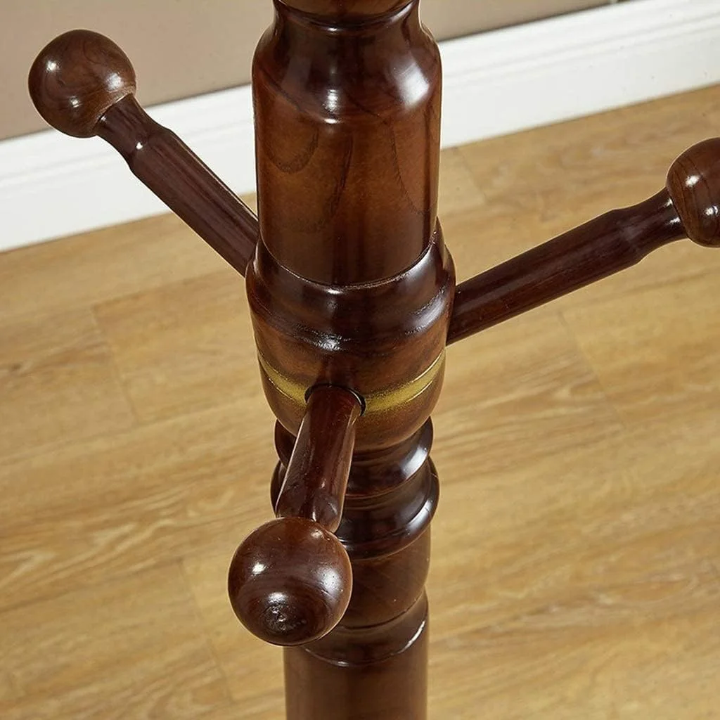 جالباسی ایستاده با طراحی کمجا و ۹ آویز چوبی، مناسب برای کلاه، لباس و ورودی منزل (۴۰ * ۱۸۲ سانتیمتر) جالباسی ایستاده با طراحی کمجا و ۹ آویز چوبی، مناسب برای کلاه، لباس و ورودی منزل (۴۰ * ۱۸۲ سانتیمتر)