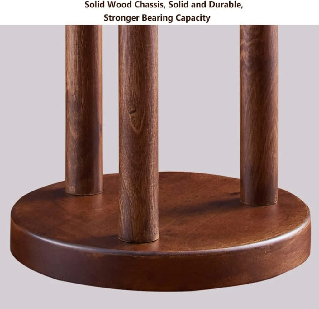 جالباسی ایستاده چوبی با طراحی کمجا، به همراه قفسه و 6 آویز برای کت، کلاه، کیف و وسایل، مناسب برای ورودی منزل، راهرو و مرتبسازی لباسها (رنگ گردویی) جالباسی ایستاده چوبی با طراحی کمجا، به همراه قفسه و 6 آویز برای کت، کلاه، کیف و وسایل، مناسب برای ورودی منزل، راهرو و مرتبسازی لباسها (رنگ گردویی)