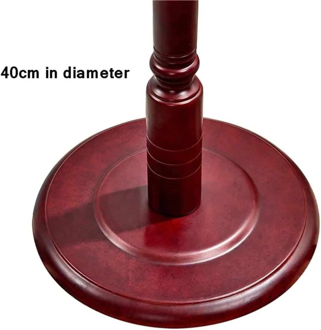 جالباسی ایستاده با طراحی اروپایی، مناسب برای کلاه، پالتو و شال، به همراه قلاب و بدنه چوبی، مناسب برای ورودی منزل (سفید - 42 * 42 * 182 سانتی متر)