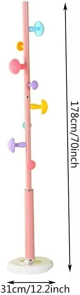 جالباسی ایستاده، جالباسی فلزی کلاه، جالباسی ایستاده با قلاب، مونتاژ آسان، جالباسی مدرن زیبا برای اتاق خواب، راهرو، ورودی، آویز لباس (صورتی) جالباسی ایستاده، جالباسی فلزی کلاه، جالباسی ایستاده با قلاب، مونتاژ آسان، جالباسی مدرن زیبا برای اتاق خواب، راهرو، ورودی، آویز لباس (صورتی)