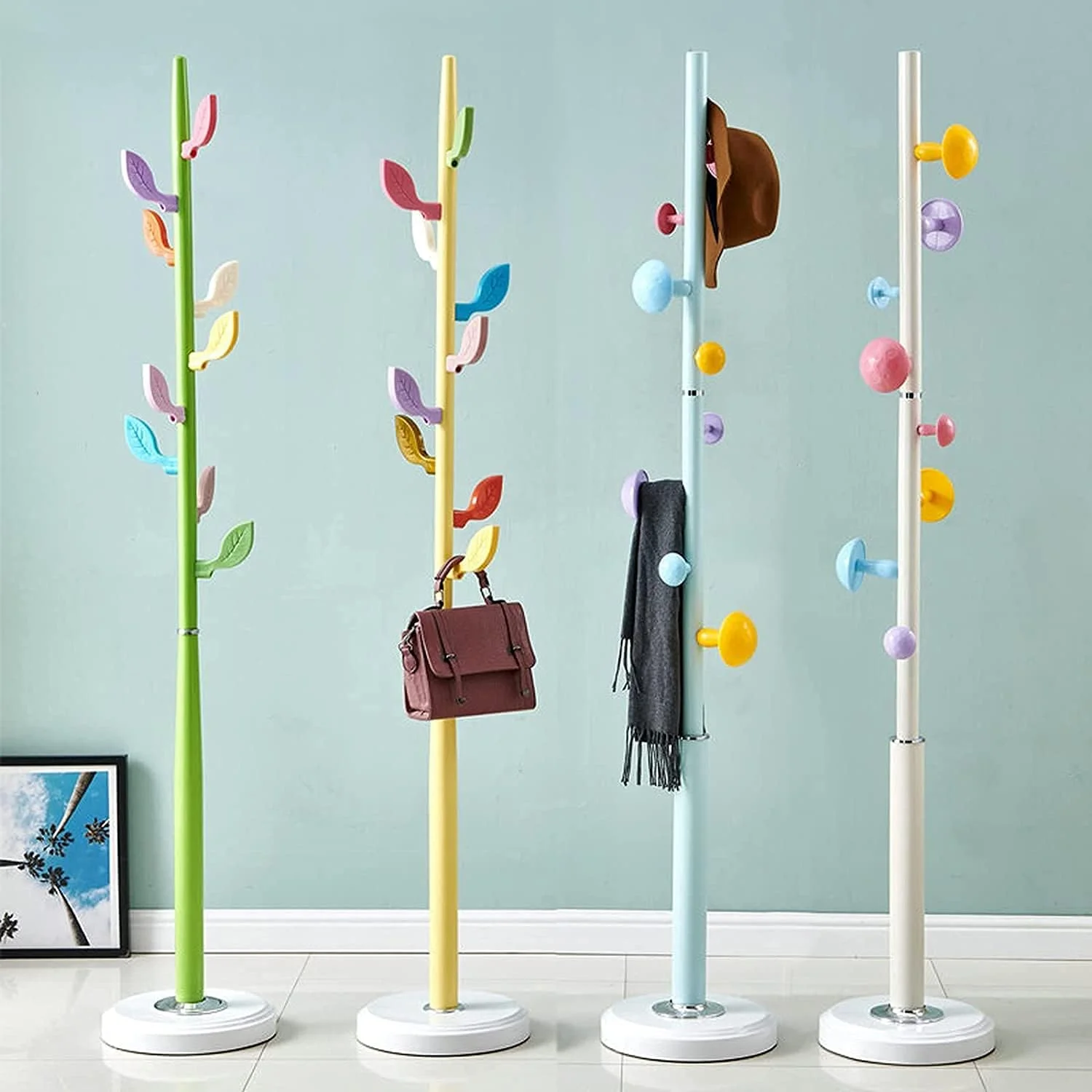 جالباسی ایستاده، جالباسی فلزی کلاه، جالباسی ایستاده با قلاب، مونتاژ آسان، جالباسی مدرن زیبا برای اتاق خواب، راهرو، ورودی، آویز لباس (صورتی) جالباسی ایستاده، جالباسی فلزی کلاه، جالباسی ایستاده با قلاب، مونتاژ آسان، جالباسی مدرن زیبا برای اتاق خواب، راهرو، ورودی، آویز لباس (صورتی)