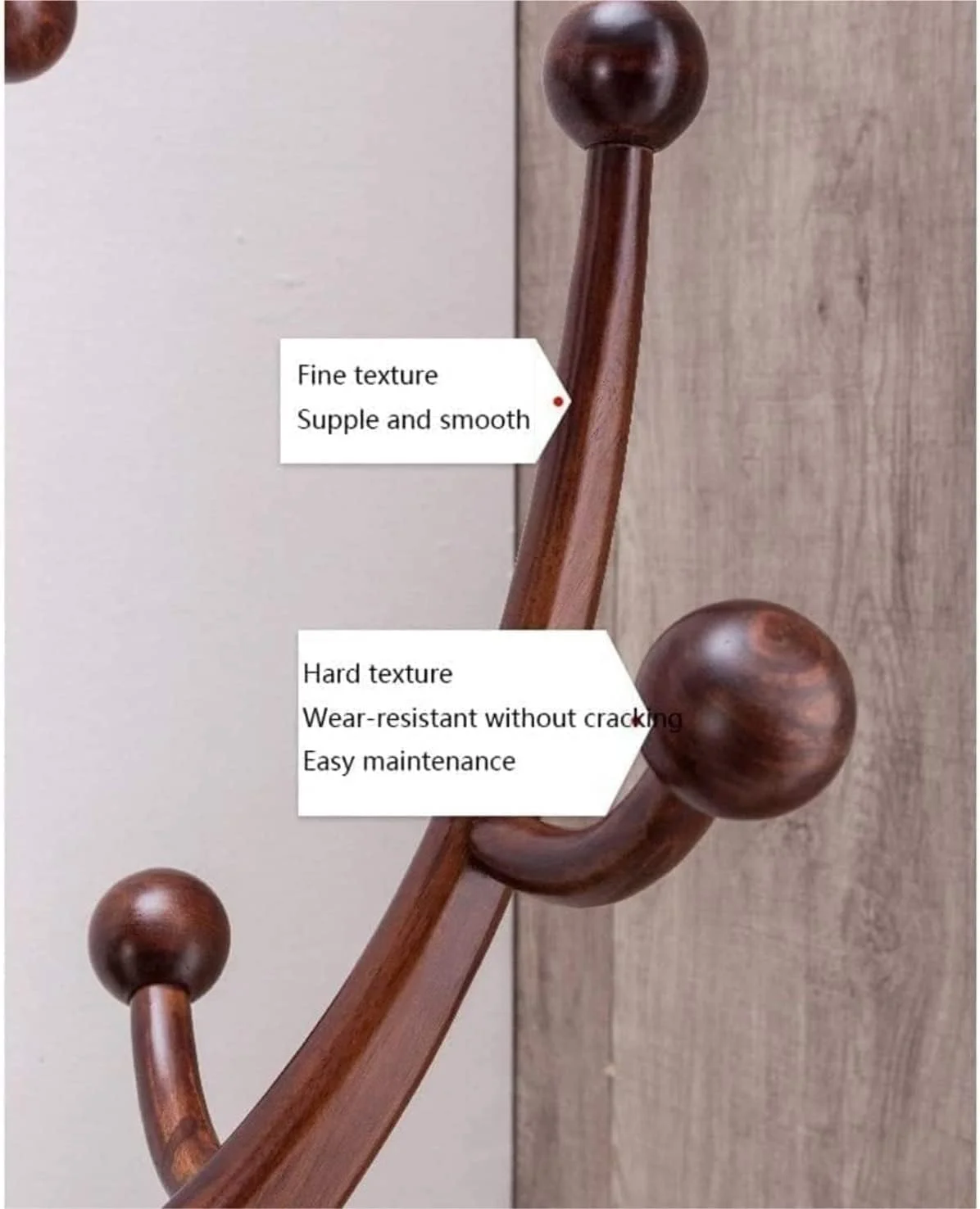 جالباسی ایستاده چوبی با طراحی کمجا و ۸ آویز، مناسب برای ورودی منزل، مونتاژ آسان، مناسب برای آویزان کردن کت، کلاه و لباس (A-180 * 30Cm) جالباسی ایستاده چوبی با طراحی کمجا و ۸ آویز، مناسب برای ورودی منزل، مونتاژ آسان، مناسب برای آویزان کردن کت، کلاه و لباس (A-180 * 30Cm)