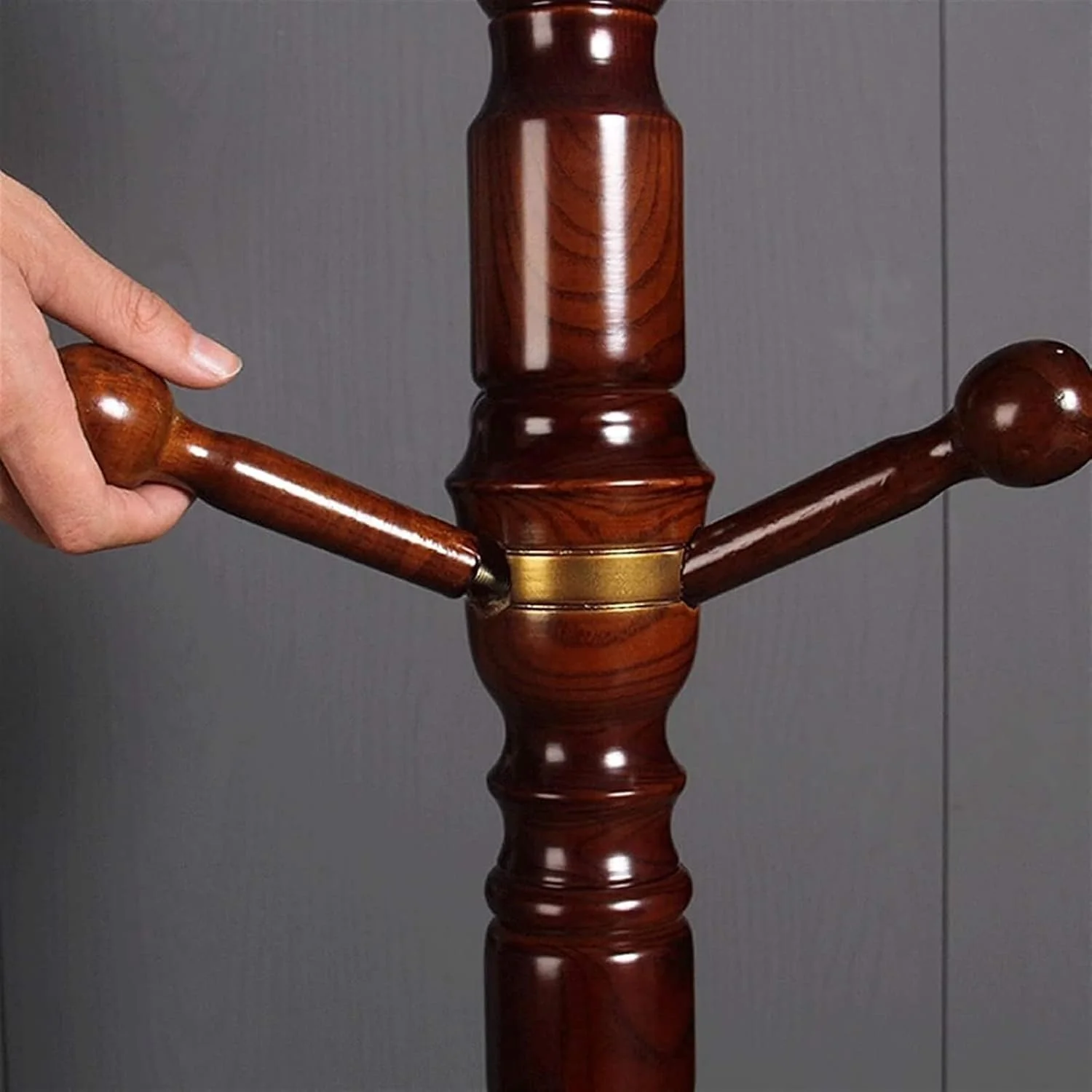 جالباسی ایستاده چوبی کم جا، جالباسی مینیمال رترو، قفسه ذخیره سازی دکور خانه برای لباس، کلاه، کیف، جالباسی ورودی (A-185cm) جالباسی ایستاده چوبی کم جا، جالباسی مینیمال رترو، قفسه ذخیره سازی دکور خانه برای لباس، کلاه، کیف، جالباسی ورودی (A-185cm)