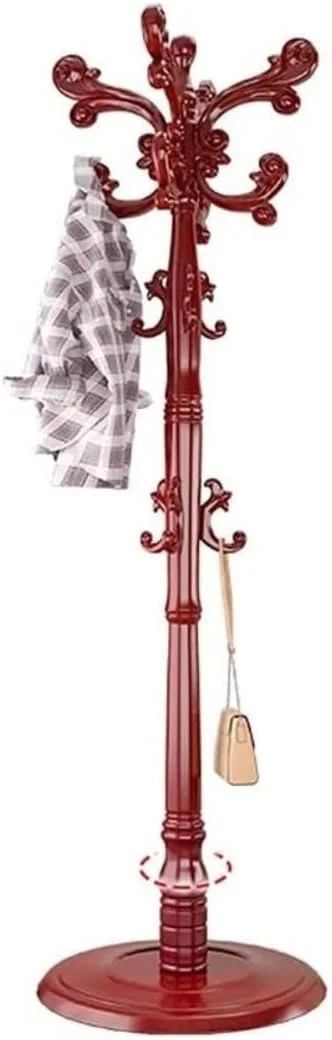 جالباسی ایستاده با طراحی کم‌جا، دارای ۱۰ آویز برای کلاه، لباس، کیف دستی، مناسب اتاق خواب، ورودی منزل (همانطور که نشان داده شده - پایه گرد)