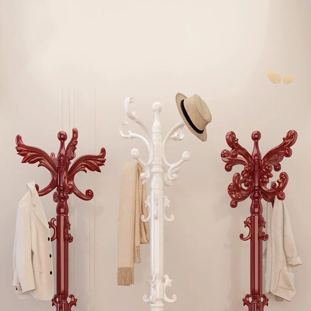 جالباسی ایستاده با طراحی کمجا، دارای ۱۰ آویز برای کلاه، لباس، کیف دستی، مناسب اتاق خواب، ورودی منزل (همانطور که نشان داده شده - پایه گرد) جالباسی ایستاده با طراحی کمجا، دارای ۱۰ آویز برای کلاه، لباس، کیف دستی، مناسب اتاق خواب، ورودی منزل (همانطور که نشان داده شده - پایه گرد)