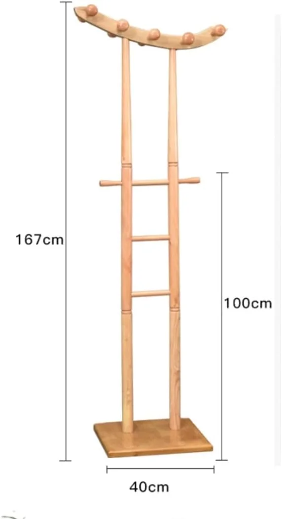 چوب لباسی ایستاده زمینی، صرفه جویی در فضا، چوب لباسی چوبی لاستیکی، جالباسی راهرو ورودی با قلاب و پایه مربعی برای کت، کلاه، جالباسی ورودی (B-40 * 167 سانتی متر) چوب لباسی ایستاده زمینی، صرفه جویی در فضا، چوب لباسی چوبی لاستیکی، جالباسی راهرو ورودی با قلاب و پایه مربعی برای کت، کلاه، جالباسی ورودی (B-40 * 167 سانتی متر)