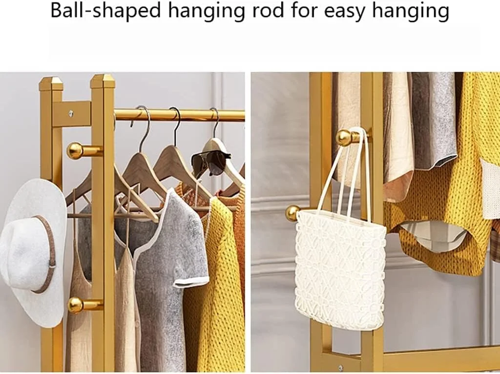 رخت آویز ایستاده فلزی با قفسه، مناسب برای کلاه، لباس، کیف دستی، ورودی منزل، اتاق خواب و مرتب سازی وسایل (مشکی - 90 * 45 * 165 سانتی متر) رخت آویز ایستاده فلزی با قفسه، مناسب برای کلاه، لباس، کیف دستی، ورودی منزل، اتاق خواب و مرتب سازی وسایل (مشکی - 90 * 45 * 165 سانتی متر)