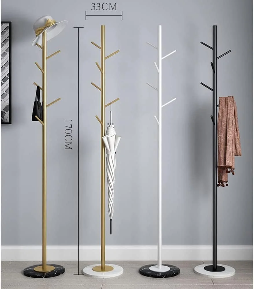 جالباسی ایستاده فلزی کم جا، جالباسی صنعتی با 6 آویز، مناسب برای لباس، کلاه، ورودی (C-170 * 33Cm) جالباسی ایستاده فلزی کم جا، جالباسی صنعتی با 6 آویز، مناسب برای لباس، کلاه، ورودی (C-170 * 33Cm)