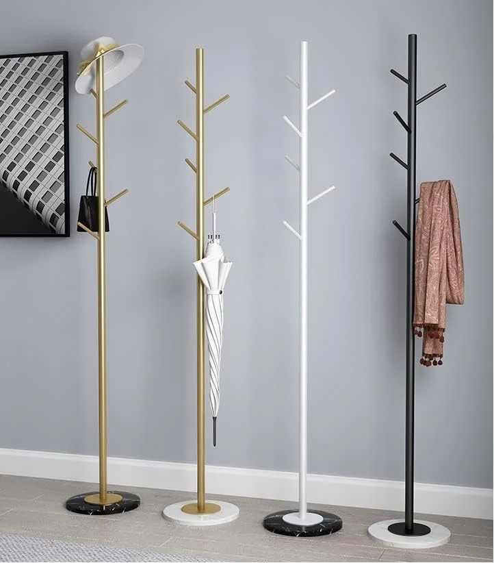 جالباسی ایستاده فلزی کم جا، جالباسی صنعتی با 6 آویز، مناسب برای لباس، کلاه، ورودی (C-170 * 33Cm) جالباسی ایستاده فلزی کم جا، جالباسی صنعتی با 6 آویز، مناسب برای لباس، کلاه، ورودی (C-170 * 33Cm)