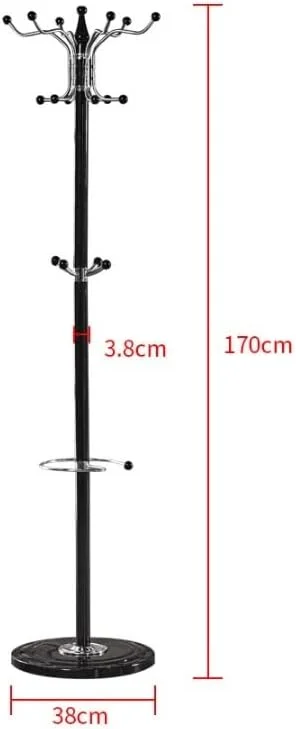 جالباسی ایستاده فلزی کم جا، مناسب اتاق نشیمن، آویز عمودی، جالباسی اداری، جالباسی ساده، آویز کلاه و شال گردن مناسب راهرو ورودی، استند لباس (مشکی) جالباسی ایستاده فلزی کم جا، مناسب اتاق نشیمن، آویز عمودی، جالباسی اداری، جالباسی ساده، آویز کلاه و شال گردن مناسب راهرو ورودی، استند لباس (مشکی)